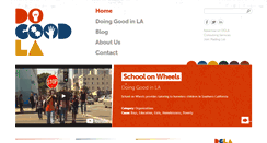 Desktop Screenshot of dogoodla.org