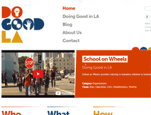 Tablet Screenshot of dogoodla.org